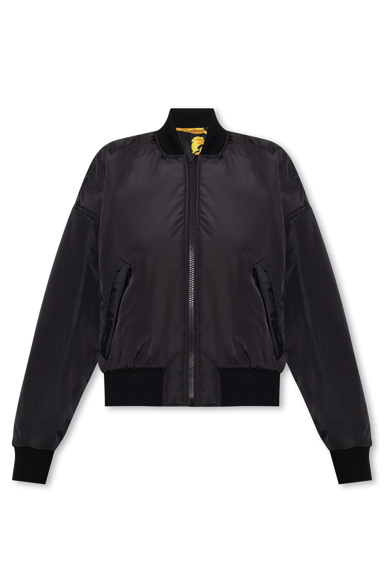 Black Reversible Bomber jacket Versace Jeans Couture